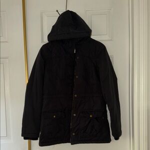 Mossimo Supply Co. Blue Utility Jacket with Hood